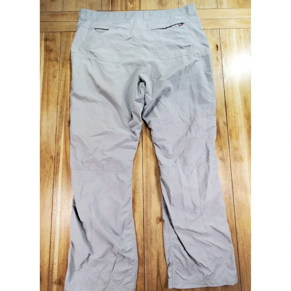 Simms G4 Fishing Pants Mens 40x34 Gray Technical Nylon Utility Cargo 33325